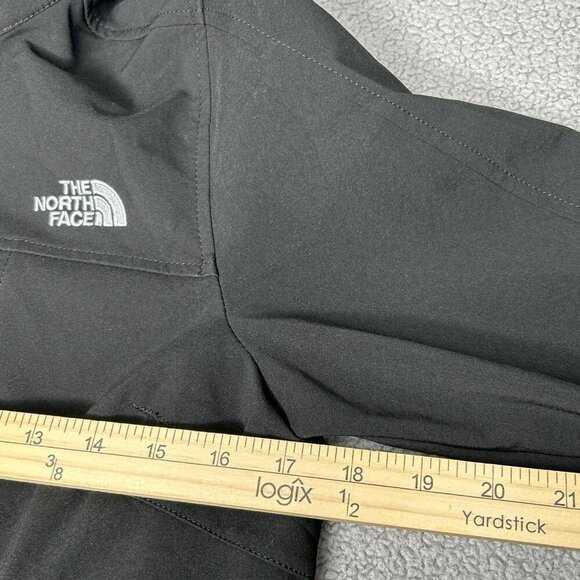 North Face Jacket Womens Medium Black Softshell Red Rock Climbing Mountain Gear - Picture 10 of 14